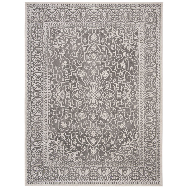Laurel Foundry Modern Farmhouse Calidia Dark Gray/Cream Rug & Reviews Wayfair